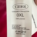 Cider Fuscia Pink Velvet Square Neck Rouched Side Slit Midi Dress Prom Formal Photo 1