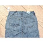 Old Navy  Womens Denim Jean Slim Maxi Skirt Blue Size 0 XS Front Slit NWT NEW Photo 3
