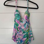 Lilly Pulitzer Women’s 4 Lulo Patterned Tankini Swim Top Photo 0