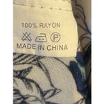 Jaase  Women’s 3/4 Sleeve Blue Floral Open Front Cardigan Size Small (5773) Photo 3