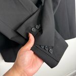 Ann Taylor NWOT The Long One-Button Blazer in Bi-Stretch Black Size 10 Workwear Photo 5