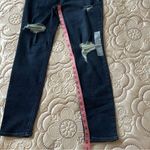 Old Navy  Mid-Rise Rockstar Super-Skinny Distressed Dark Wash Jeans NEW Size 4 Photo 7