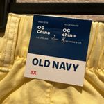 Old Navy New Women’s High-Waisted OGC Pull-On Chino Short Yellow Size 3X Photo 9