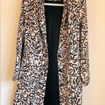 Dennis Basso Printed Twill Button Front Jacket - Leopard Print - Size S Photo 15