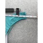 We Wore What  Women's Bikini Bottom Cheeky Rio Cut Solid Teal Size Medium V Shape Photo 8