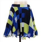 Milly  Rectangle Flared Mini Skirt Photo 2