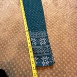 Avia  Fair Isle Green Seamless Leggings SZ L 12/14 Cabin Activewear Winter Skiing Photo 8