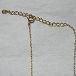 Elegant Gold plated over solid silver Necklace with 1.0ct Moissanite pendant Photo 2