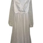 NWT Merry’s White wedding Dress Long Sleeve size 6 Photo 0