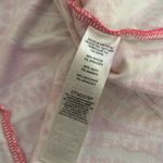 Chico's 1 Lace Up Pink White Paisley Mosaic Shelley Shift Dress Size M Resortwear Photo 4