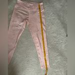 Kimberly Silver Shimmery Light Pink Bra and Leggings Yoga Set Size Medium Photo 10