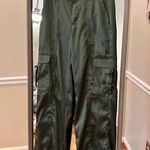 Women's Love On Fire Cargo Pants Size S Green Photo 0