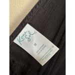 Kona Sol Sz Medium Gauzy Black 100% Cotton Dress Back Tie Swimsuit Coverup Beach Photo 2