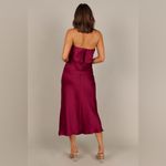 Petal and Pup NWT  Vienna Strapless Midi Dress in berry Photo 2