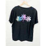 Victoria's Secret PINK Black Short Sleeve Pocket Tee Shirt Women's Size Large L Photo 1