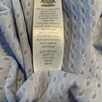 Athleta  Chi Dot Mesh‎ Workout Active Crop Tank Blue size XS Sporty Athlesiure Photo 8