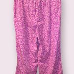 Knox Rose Wide Leg, Elastic Drawstring Waistband Floral Pink Lounge Pants - XXL Photo 1