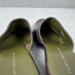 Tommy Hilfiger  Women's Brown Leather Clog Mules Size 9.5M Casual Photo 6