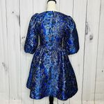 Lilly Pulitzer NWOT Calyssa Dress Blue Grotto Twilight Floral Brocade Sz 2 NEW Photo 7