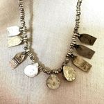 Silver tone Carnelian Tribal necklace Fish pattern Photo 4