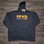 Rivalry Threads NCAA Iowa Hawkeyes 2XL Charcoal Gray Hooded Sweatshirt New With Tags Photo 2
