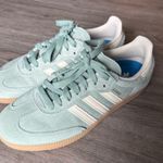 Adidas  Samba ADV Sneakers green, gold, white Photo 3