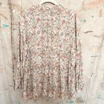 Peruvian Connection  Floral Print Peasant Blouse Photo 3