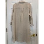 L'Agence  Bella 3/4-Sleeve Linen Shirtdress Size Medium Photo 2