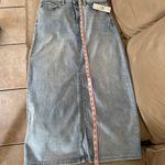 DKNY Jeans Denim High Rise Maxi Skirt in Skyline Photo 11