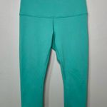 Lululemon Wunder Under High Rise Crops Bali Breeze Roll Down Crop Leggings 8 Photo 4