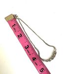 Faux diamond infinity link adjustable tennis bracelet Silver Photo 4