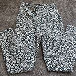 ZARA  Basic Cheetah animal leopard Print white cream and teal blue Photo 3