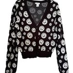 Rue 21  smiley face cropped cardigan size M‎ Photo 0