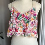Handmade Hand Maid Bohemian Sequence Knit Cotton Crop Scalloped Top Photo 0