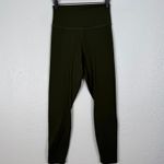 Nuuds High Waist Elevate Legging in Darkest Olive Size Large Green Photo 1
