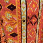 Free People NWT boho retro Cleo Wrap Skirt in Rust Combo Size 8 Photo 1