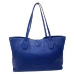 Longchamp  Le Roseau Essential Tote Bag Shoulder Bag Pebble Leather Blue Photo 8