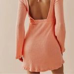 Free People - Brynne Boho Flared Long Bell Sleeve Open Back Mini Dress NWOT Photo 2