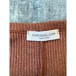Chic Soul New!  Scenic Drives Ribbed Lightweight Sweater in Brick 3XL Photo 2