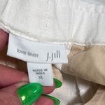 J. Jill love linen woman white linen shorts size XL. inseam 7” drawstring Photo 3