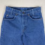 Levi's Vintage 505 Orange Tab Student Womens 26 Blue Mid 80s Straight Leg Jeans Photo 3