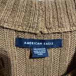 American Eagle  Outfitters Cropped Sweater Women's XS‎ Brown Knitted Pullover Photo 5