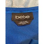 Bebe Blue One Shoulder Cut Out Bodycon Mini Dress XS Princess Blue Photo 4