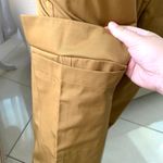 ZARA  High Waisted Straight Leg Cargo Pants in Toffee Photo 7