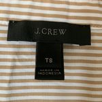 J.Crew  tan and white stripe wrap tie shirt Photo 3
