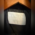 Athleta  Women's Lofty Velvet Goose Down Full Zip Puffer Vest Black S No Hood Photo 4