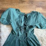 Peter Som  Green Puff Sleeve Dress Photo 8