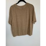 Banana Republic  tan linen blend‎ sweater size large Photo 3