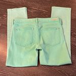 Pilcro and the Letterpress jeans, light green, crop, stretch size 27, St Patty’s Photo 4