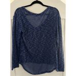 Hang Ten  Long Sleeve Sheer Knit Slouched Top “Sand Surf Soul Classic Surfer Sz L Photo 2